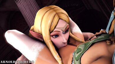 Arnoldthehero gets a Blowjob from the Legend of Zelda 2