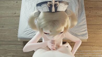 Hentai Barbara POV Blowjob with Guheihei