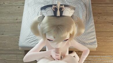Hentai Barbara POV Blowjob with Guheihei