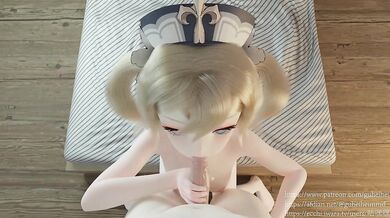 Hentai Barbara POV Blowjob with Guheihei