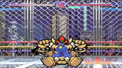 Falcon punches the fury of Mugen Bowser