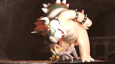 Super Mario Bros Fetish Hour: Princess Peachs Dark Desires with Bowser and Friends