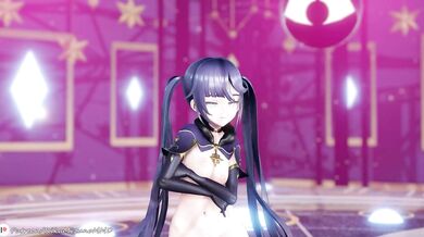 Genshin Impact - Mona and Tentacles - MMD Dance Sex