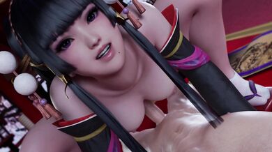 Watch Nyotengu and Spizzy in a hot new porn scene, where the sexy angel rides her muscular boyfriend like a stallion!