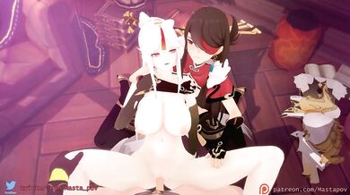 Sexy Students Get Knocked Up by their Hunky Teacher!