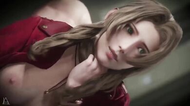 Aerith prays to the heavens in church, but her priest discovers she has a secret fantasy
