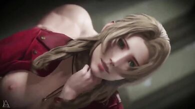 Aerith prays to the heavens in church, but her priest discovers she has a secret fantasy