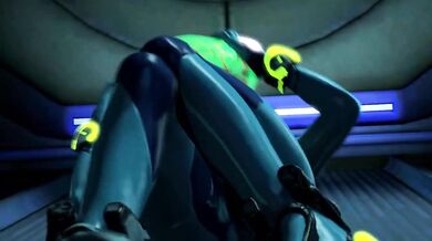 Petite girl gets impaled by a giant alien weapon in a dungeon full of gore