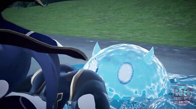 The Unfortunate Fate of Mona, Trapped by Slime