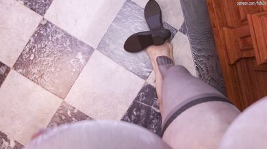 Watch this erotic animated video of Dimitrescu receiving a footjob in the privacy of her home