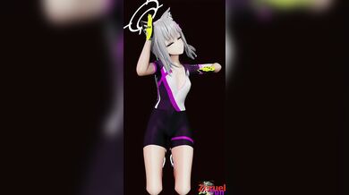 Blue Archive Shiroko Riding Undressing Dancing Hentai Naked Nekomimi Girl Sportswear