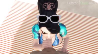 The sultry Sage Shidosan takes a much-needed beach vacation on her own, but things heat up when she runs into an old friend from Valorant