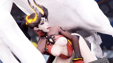 Watch the sexy demoness ride her horse with mercy in this hot hentai porn video!