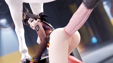 Watch the sexy demoness ride her horse with mercy in this hot hentai porn video!