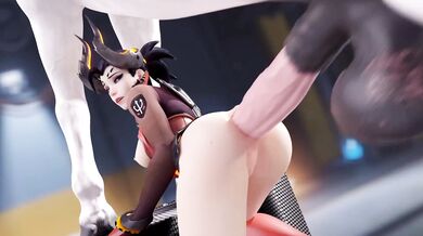 Watch the sexy demoness ride her horse with mercy in this hot hentai porn video!