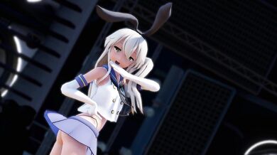 Sailor Shimakaze Loves to Excite! [MMD R18] with a Twist of Tension