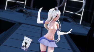 Sailor Shimakaze Loves to Excite! [MMD R18] with a Twist of Tension