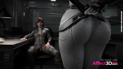 Patrolling the Streets with a Futanari and Her Two Horny Friends in 3D Animation by Rikolo