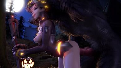 Mortal Kombat Xs Widowmaker and Mercy enjoying some steamy werewolf action in this Hentai PMV!