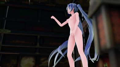 -------------------------- Hatsune Miku Lamb Hentai Nude Dance and Sex MMD Blue Hair