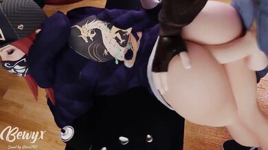 Akali Doggy Style Fucks Bewyx in the Ass