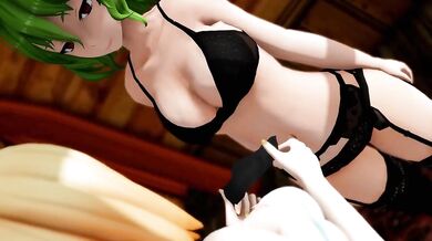 Two women are mesmerized and obligated to tie themselves to a seat