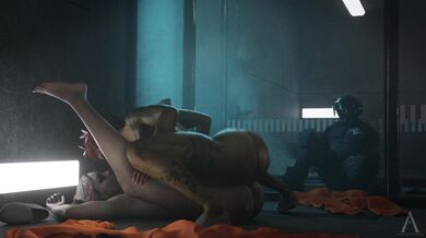 Hentai Porn - Ivy and Harley Quinn in Arkham Asylum Amazonium