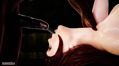 Mystical Tongue Magic: Scarlet Witchs Deepthroat Blacked Anianiboy