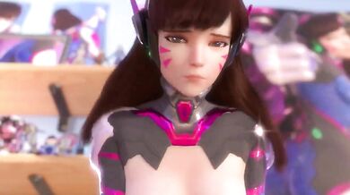 Overwatchs DVa Serves Up Steaming Hot Fan Service in Rule 34-Style Hentai Video by Lvl3Toaster!