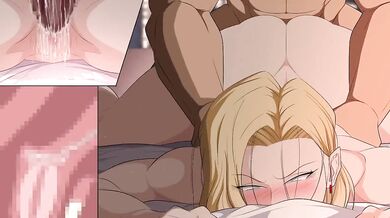 Android 18 gets pummeled by the [open_orc_habu]