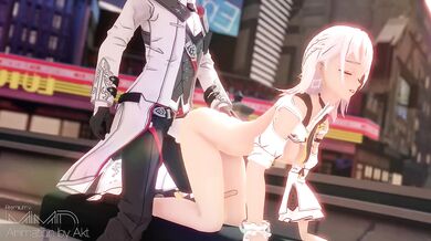 Carol and her dog, doing doggy style while clothed - ACTS