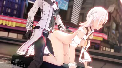 Carol and her dog, doing doggy style while clothed - ACTS