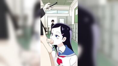 The hot Japanese girl Tsubomi is caught masturbating by her neighbor Henchan45