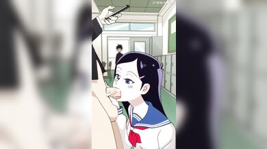 The hot Japanese girl Tsubomi is caught masturbating by her neighbor Henchan45