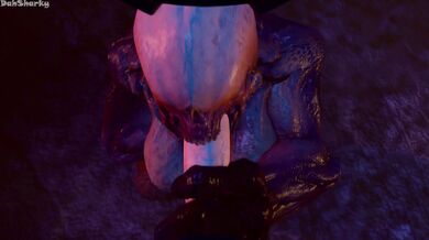 You are a sexy demon warrior who loves to suck dicks, and today you will be sucking the biggest, thickest dick in hell!