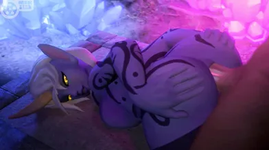This is a hentai porn movie featuring sexy monster girls