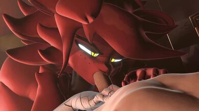 The animated rabbit loves to perform oral sex on females, watch as he licks and sucks on a sexy babe