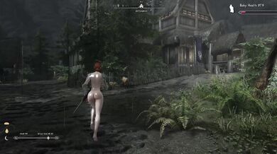 On a rainy day in Falkreath, two strangers meet at an inn and end up having wild sex despite the weather outside