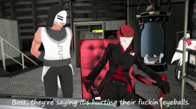 The Mighty White Fang Tames the Beowolves and Stops Team RWBY in Their Tracks