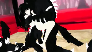 The Mighty White Fang Tames the Beowolves and Stops Team RWBY in Their Tracks
