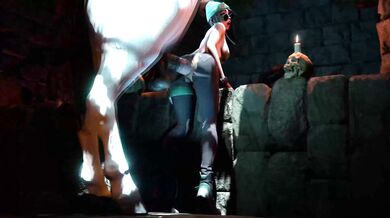 The Bartender, Killjoy and a Horse in 105-degree angle angle each other for a Hentai video