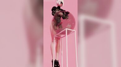 MILF gets off with a ball while her son watches