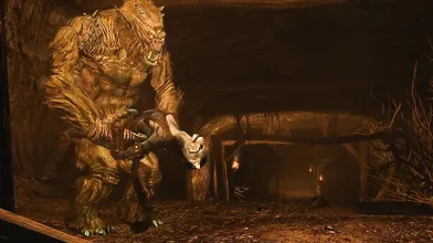 Eager Tentacle Creature Dominates a Subservient Khajiit and Fulfills Its Lust
