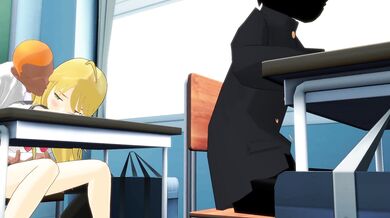 Big-Titted Teacher Takes Huge Zinc Dildo in Her Ass during Sex Ed Class