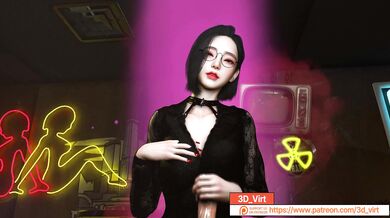 Love Hotel Handjob POV - A Korean Cutie with her Manager