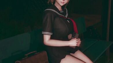 [Younger sister] Seeking refuge from the rain 5