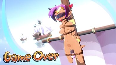 Watch as the sexy half-genie Hop, who has been trapped in a 3D model of herself, explores her body and pleasures herself in this hentai porn video