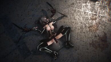 Watch this hot and steamy porn scene as the lady gets fucked by a giant insect!