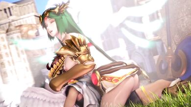 Palutena Rides the Pit: A Hentai Video