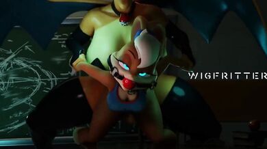 Mega Futa-Charizards Monstrous Wigfritter